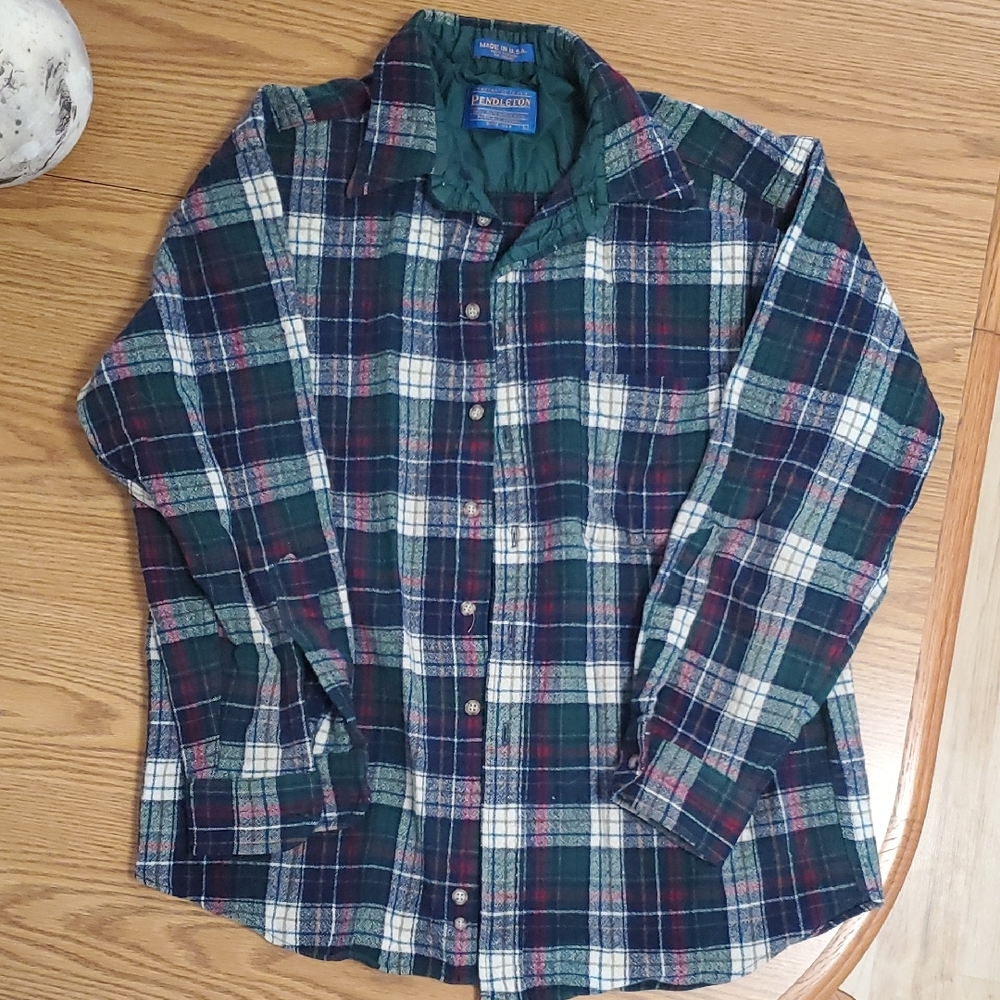 Pendleton Plaid Flannel Shirt
